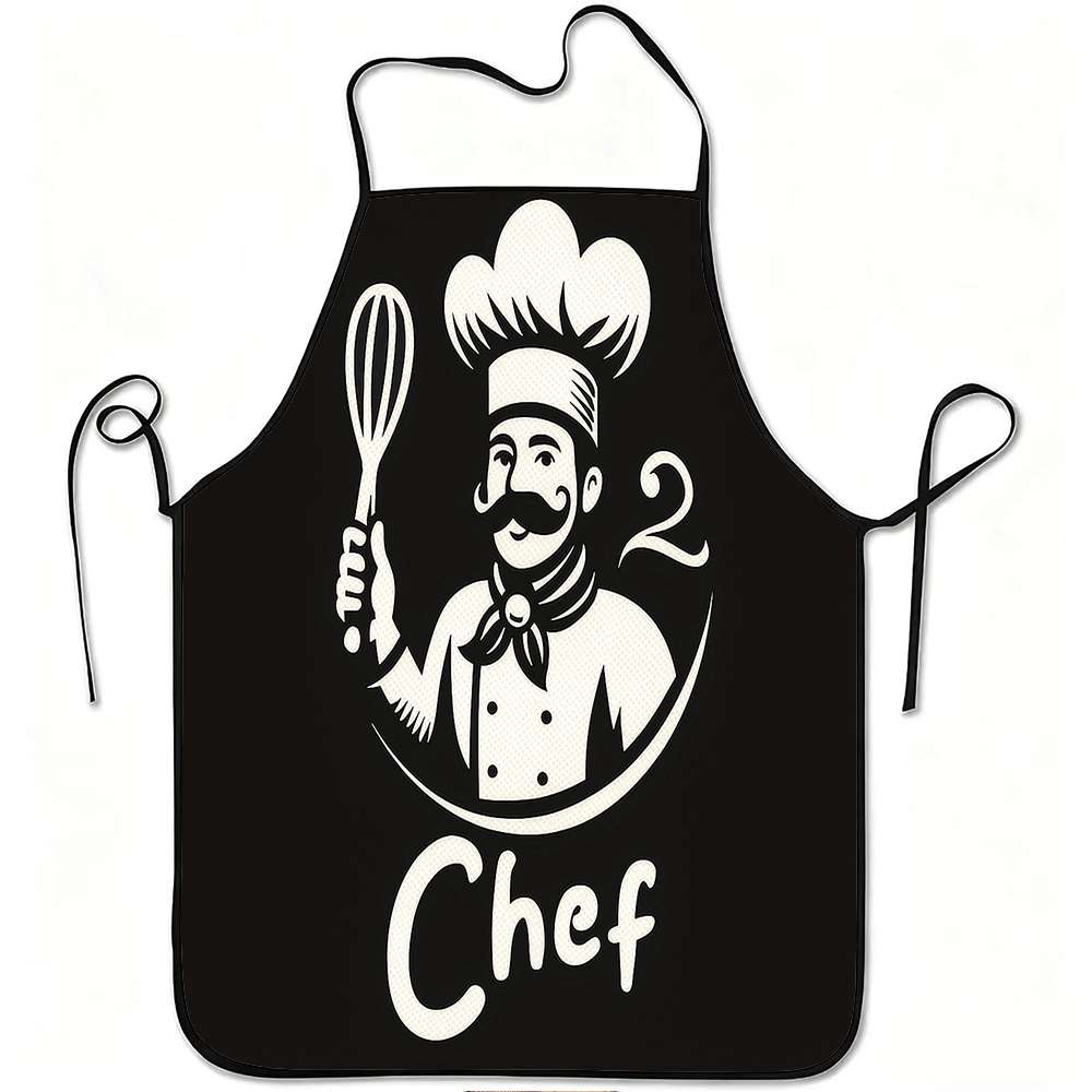 Kitchen Baking Ideas - 1 Stück einfache, klassische Schürze im