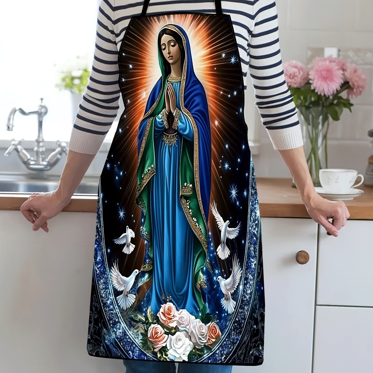 Kitchen Baking Cloth - Schürze mit Lady of Guadalupe im