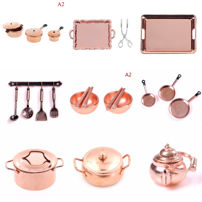 Kitchen Baking Store - Maßstab 1:12 Puppenhaus Miniatur Rose Gold