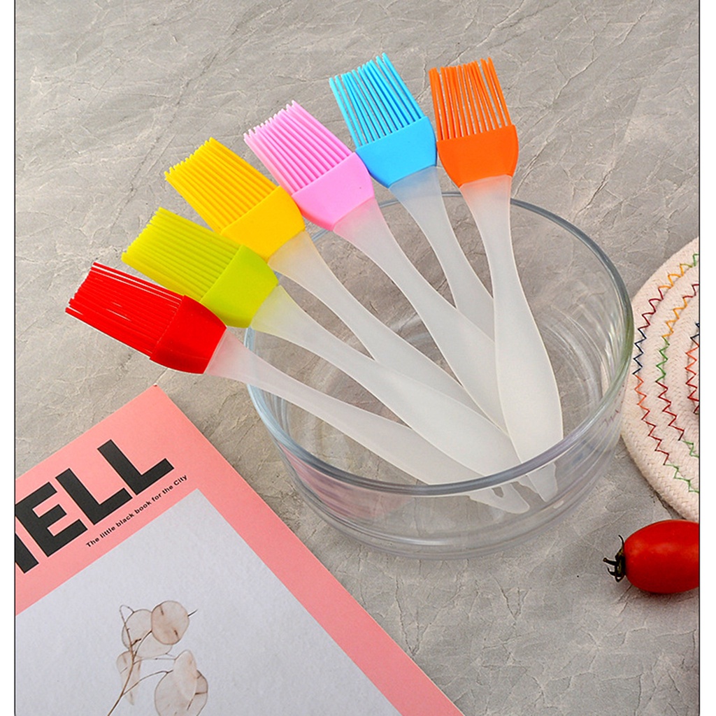Pastry Brush Silicone - 1 Stück Lebensmittel-Silikonpinsel, Brotaufstrichpinsel, Grillpinsel, Backpinsel,