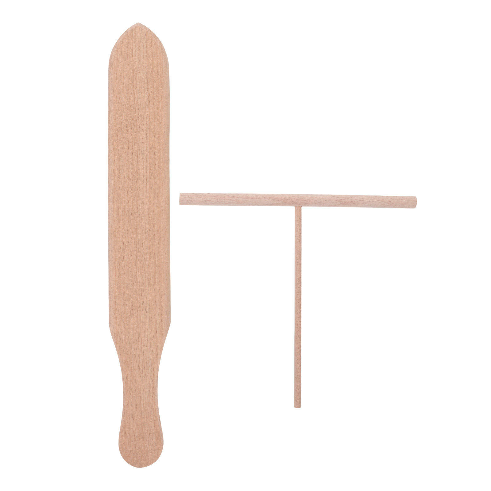 Kitchen Baking Ideas - 1 Set Holz-Crêpes-Verteiler-Kit, Crêpes-Spatel-Set, Küchenutensilien für