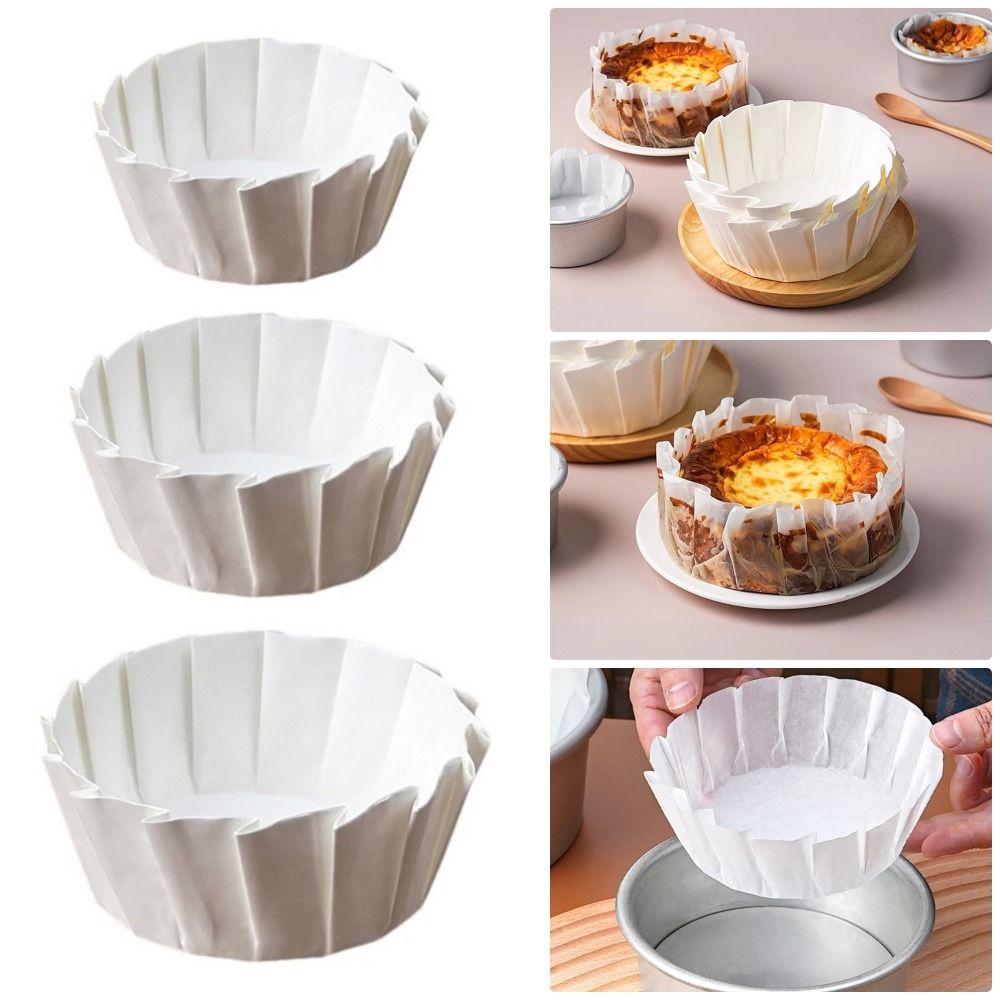 Kitchen Baking Paper - 4/6/8inch faltbare Cupcake Liner Back becher