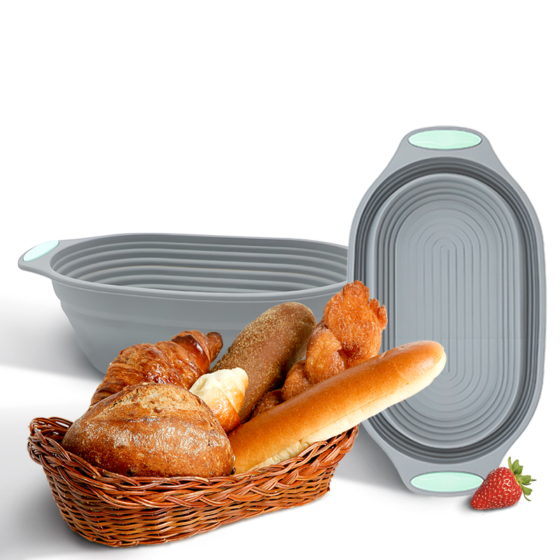 Kitchen And Baking Tools - 1 Stück Silikon Faltbarer Banneton Gärkorb
