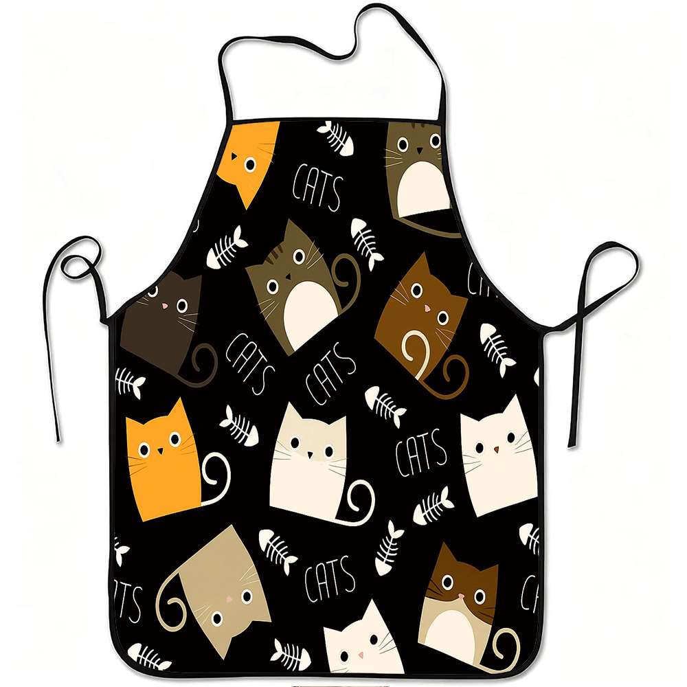 Kitchen Baking Ideas - 1 lustige Schürze mit Cartoon-Motiv, niedliches