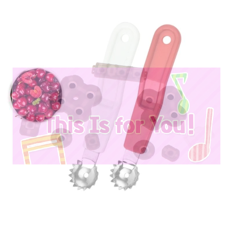 Kitchen And Baking Tools - 【MA】1/4-teiliges Kirschentkernungswerkzeug mit Edelstahlkopf und rutschfestem