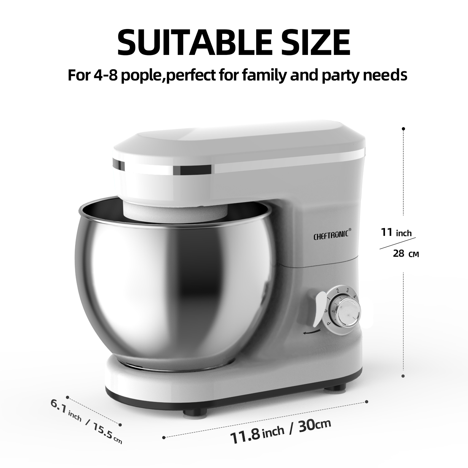 5L Multifunktions-Elektro-Stan – Kitchen Robot Baking Bewertung und Preis
