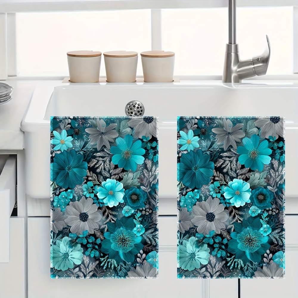 2 Stück, blaue Küchentücher mi – Kitchen Baking Cloth Bewertung und Preis