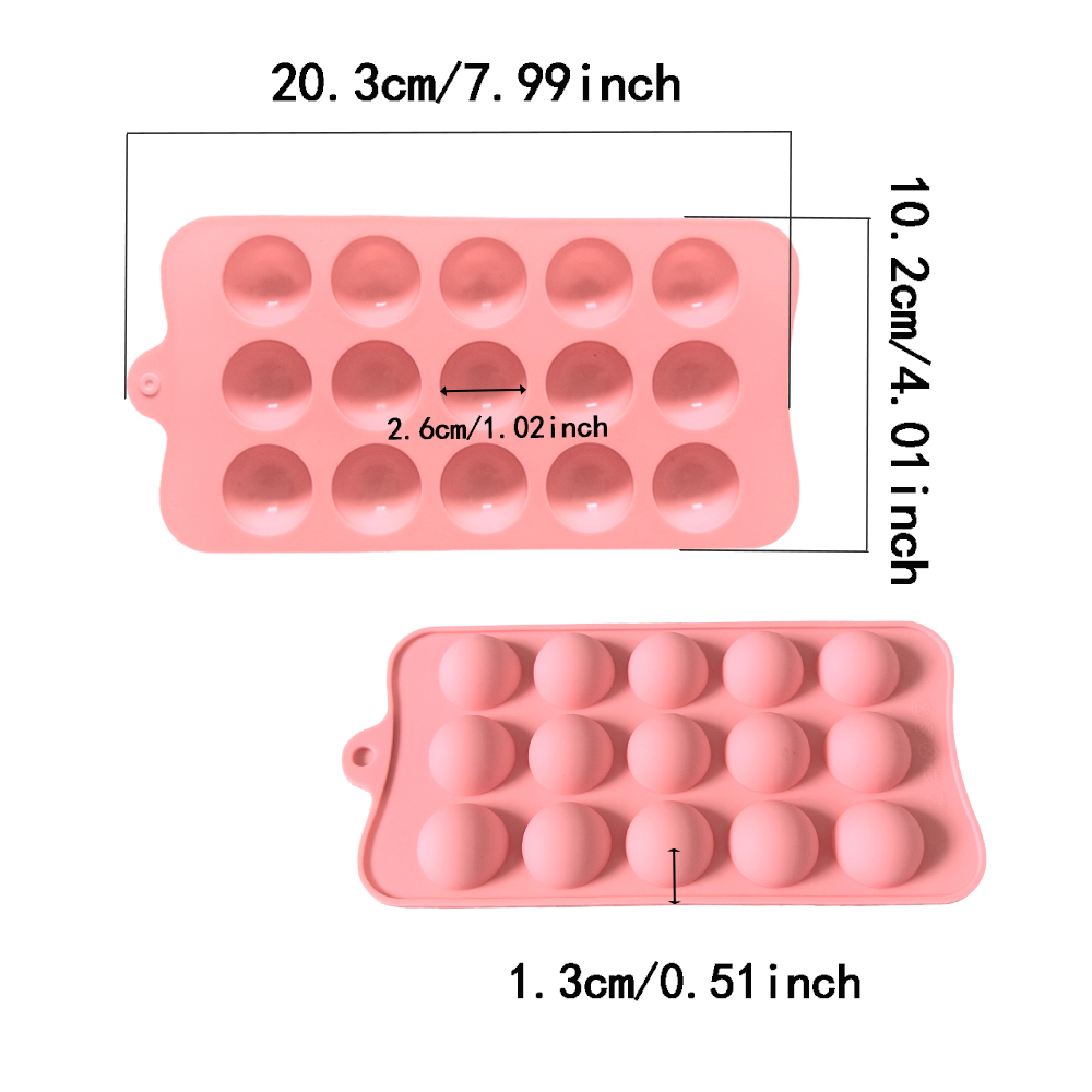 Halbkreisförmige Schokoladen-S – Kitchen And Baking Tools Bewertung und Preis