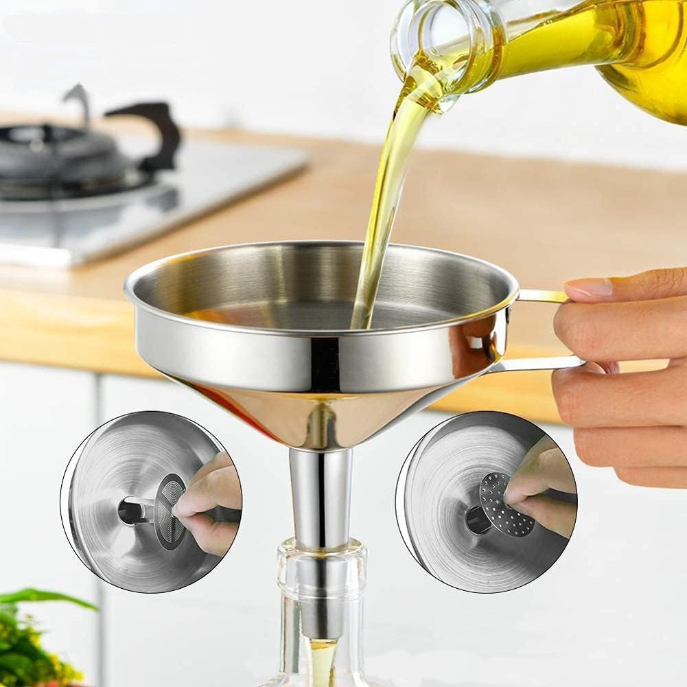 1 Stück Edelstahl-Öltrichter m – Kitchen Baking Store Bewertung und Preis