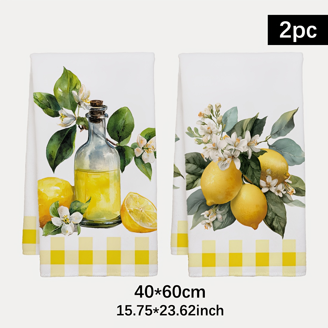 2 Stück, Küchentücher mit Zitr – Kitchen Baking Cloth Bewertung und Preis