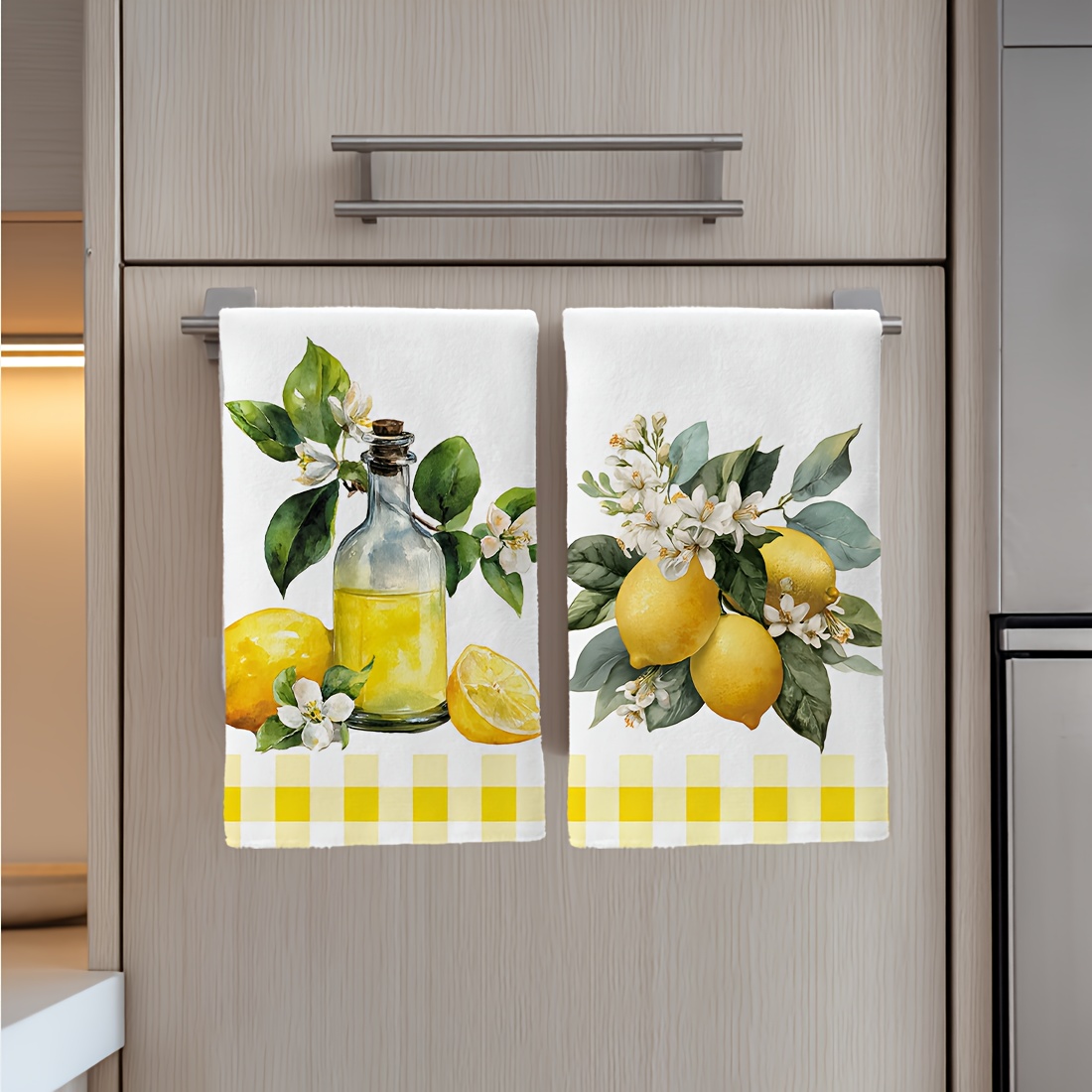 2 Stück, Küchentücher mit Zitr – Kitchen Baking Cloth Bewertung und Preis