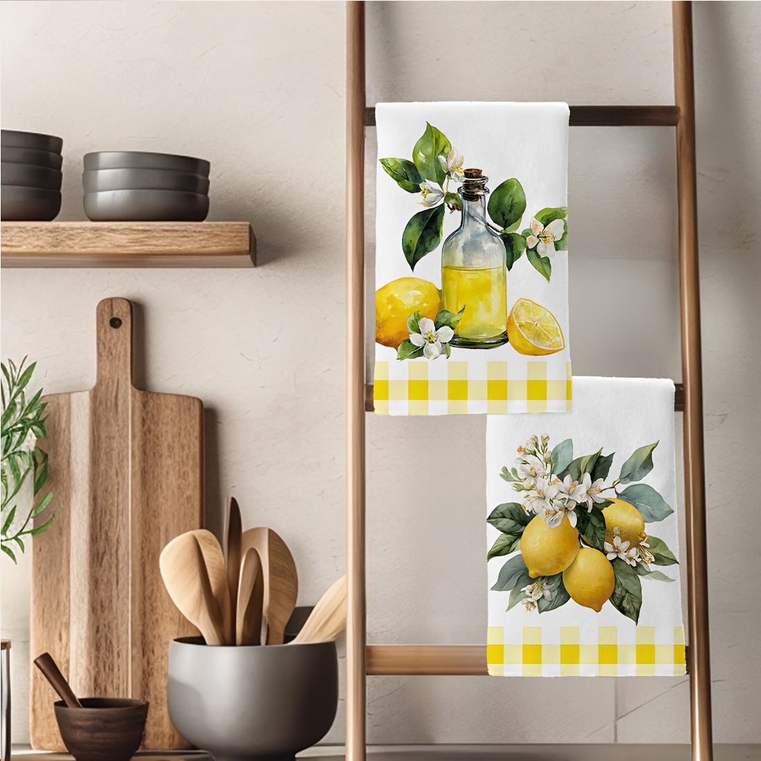 2 Stück, Küchentücher mit Zitr – Kitchen Baking Cloth Bewertung und Preis