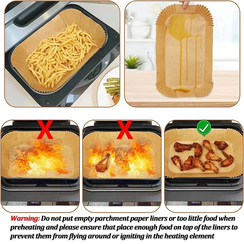 Einweg-Luftfritteusen-Papier,  – Kitchen Baking Store Bewertung und Preis