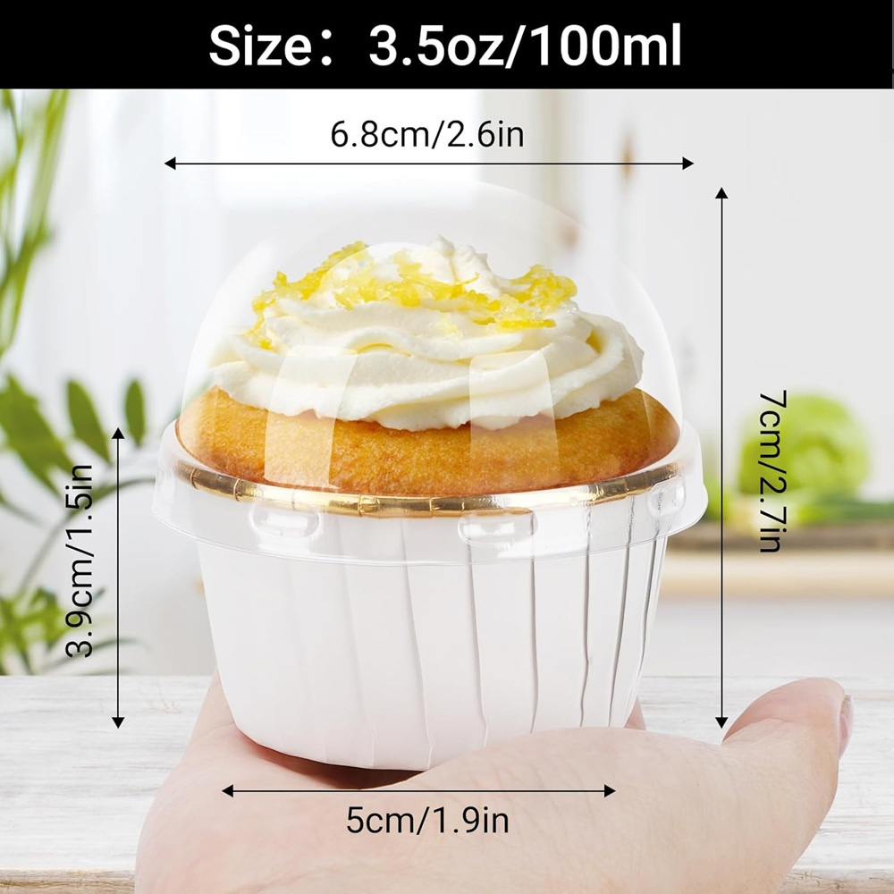 50 Stück Muffins Tasse Papier  – Kitchen Baking Paper Bewertung und Preis