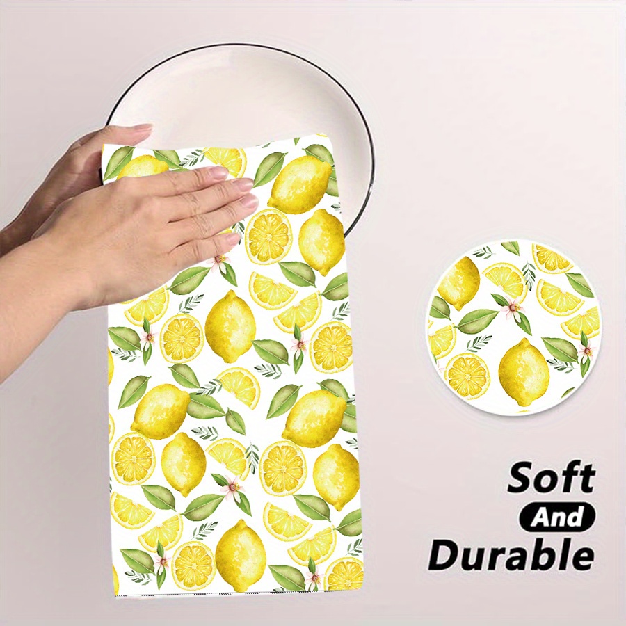 2 Stück, Küchentücher mit Zitr – Kitchen Baking Cloth Bewertung und Preis