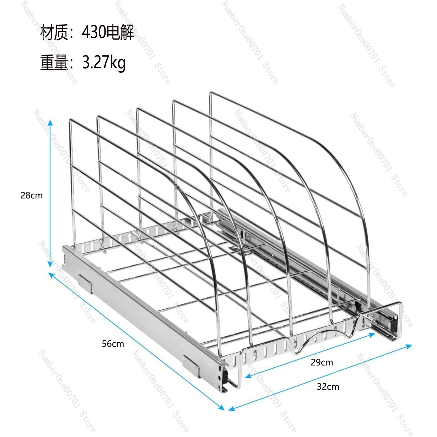 Ausziehbarer Küchenschrank-Org – Kitchen Cabinet Baking Sheet Organizer Bewertung und Preis