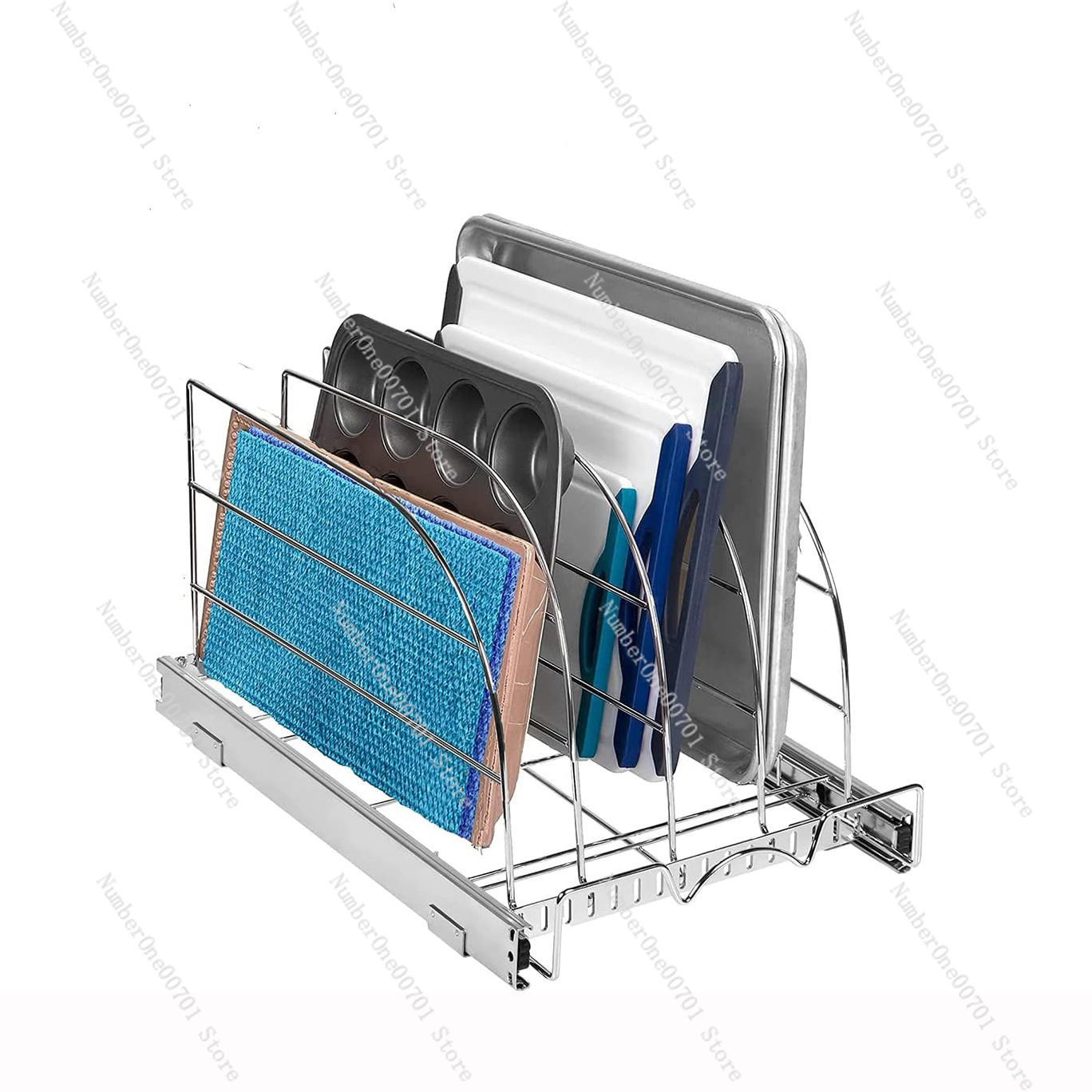 Ausziehbarer Küchenschrank-Org – Kitchen Cabinet Baking Sheet Organizer Bewertung und Preis