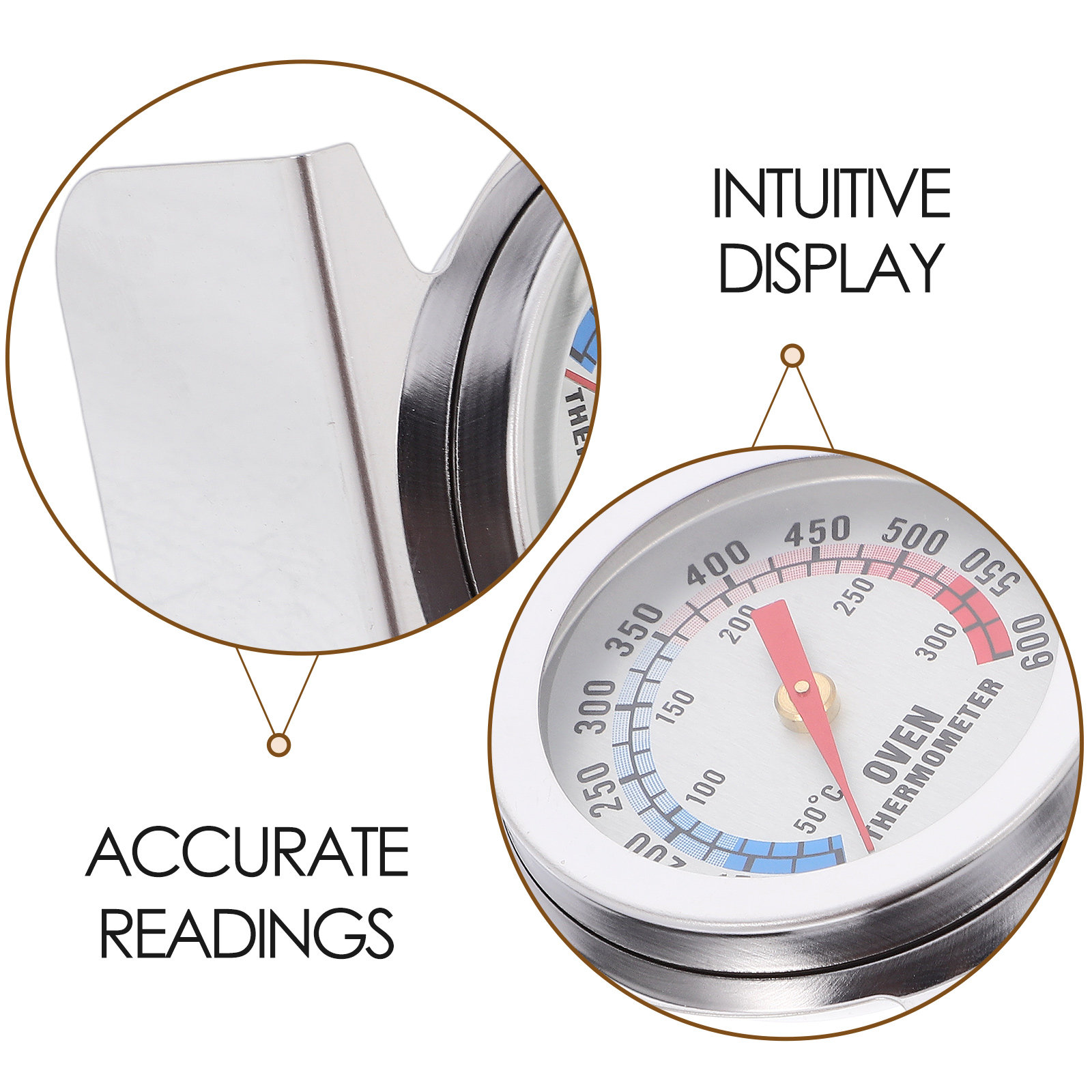 Edelstahl-Ofenthermometer, gen – Kitchen And Baking Tools Bewertung und Preis
