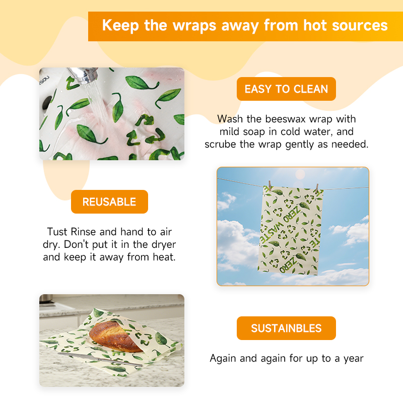 3-teiliges Bienenwachs-Konserv – Kitchen Baking Cloth Bewertung und Preis