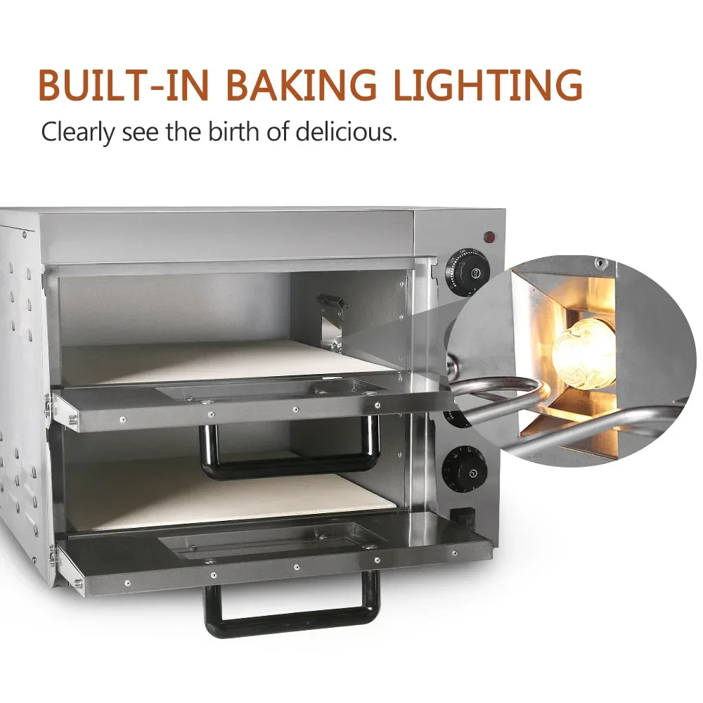 HomeWise Kommerzielle Doppelsc – Commercial Kitchen Baking Oven Bewertung und Preis