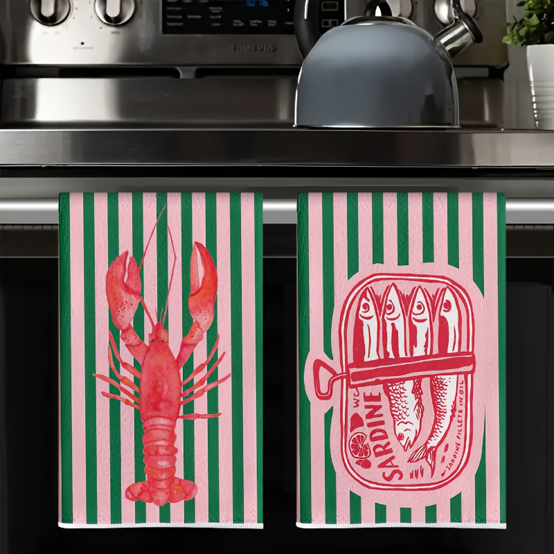 2 Stück, amerikanische Retro-K – Kitchen Baking Cloth Bewertung und Preis