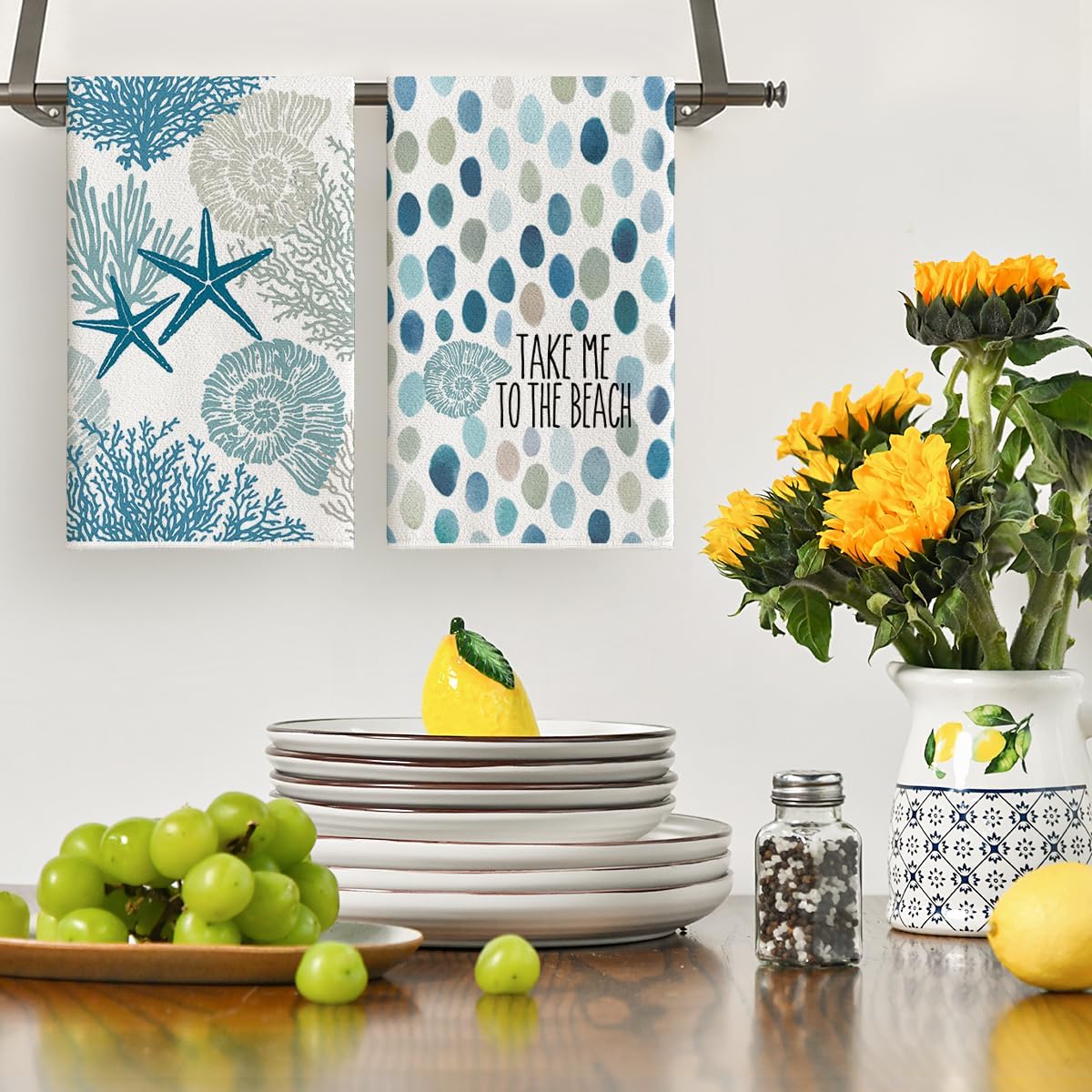4-teiliges Set, gestreifte Kor – Kitchen Baking Cloth Bewertung und Preis
