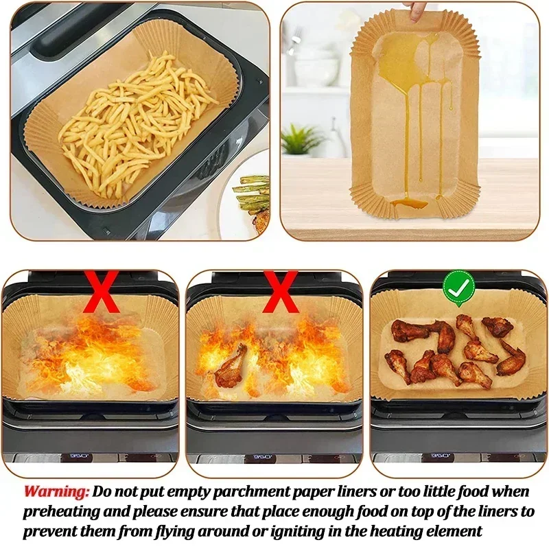 Einweg-Luftfritteusen-Papier,  – Kitchen Baking Store Bewertung und Preis