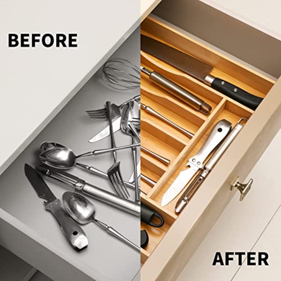 Erweiterbarer Bambus-Küchensch – Kitchen Utensils Bewertung und Preis