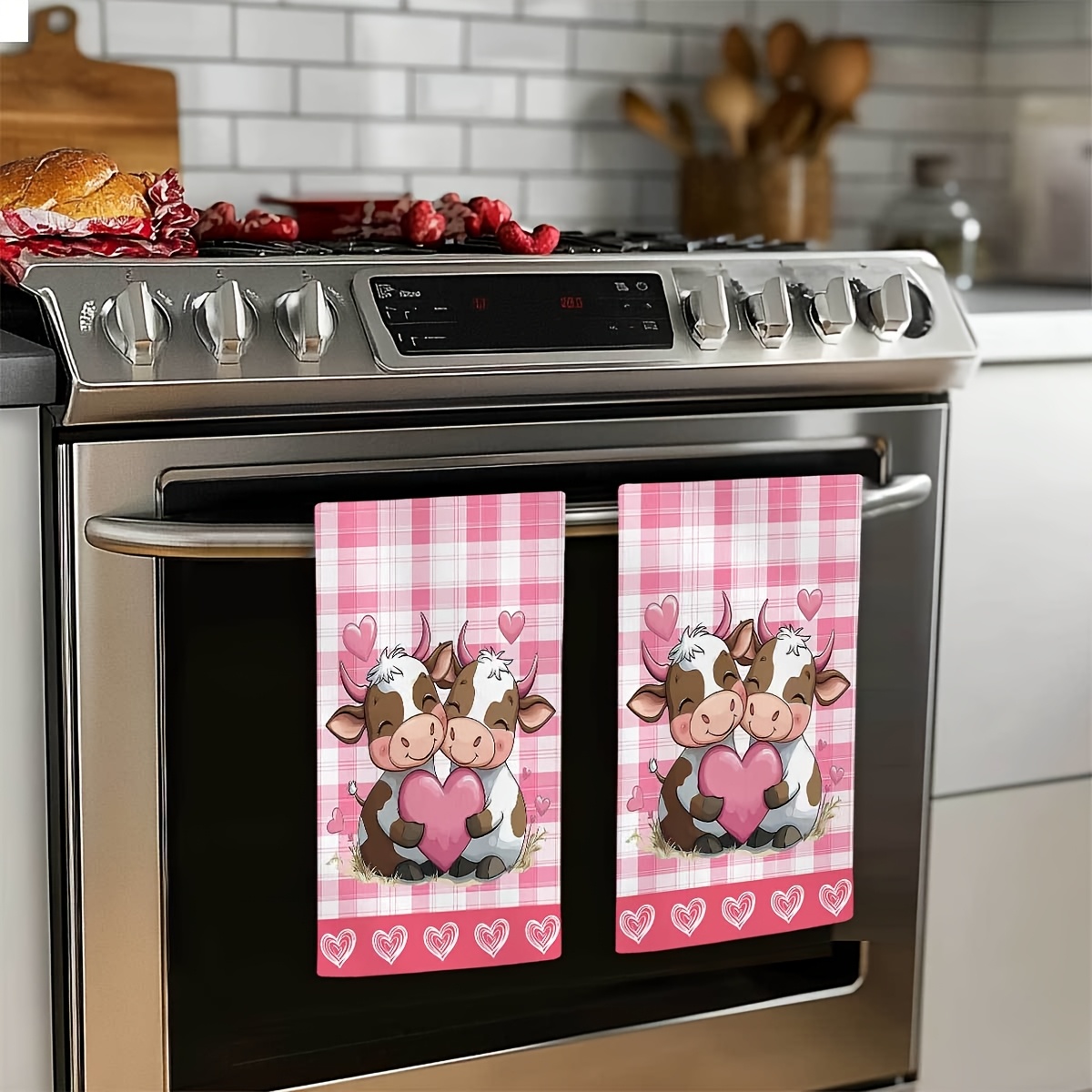 2 Stück, Valentinstag-Küchentü – Kitchen Baking Cloth Bewertung und Preis