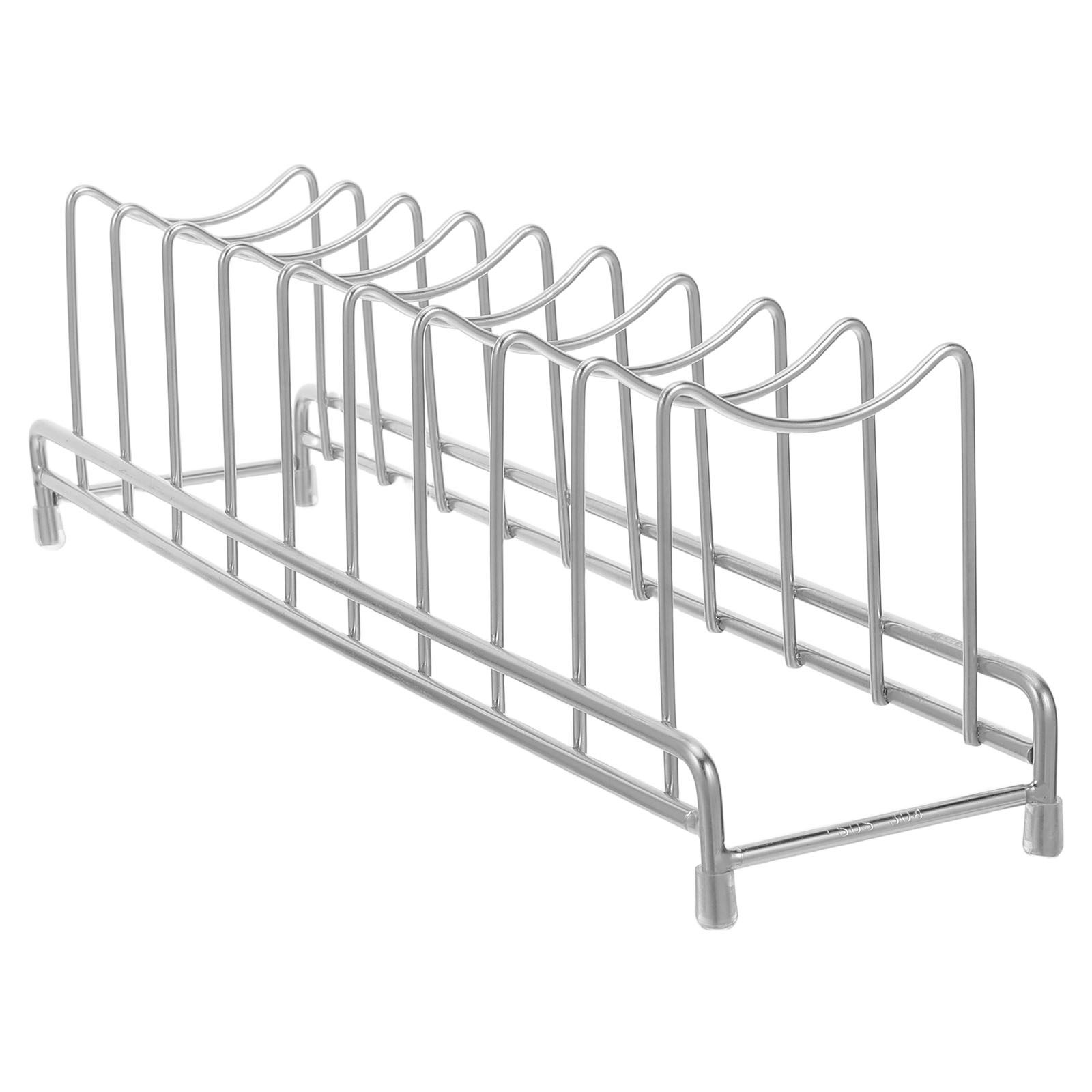 9-teiliger Edelstahl Topfdecke – Kitchen Cabinet Baking Sheet Organizer Bewertung und Preis