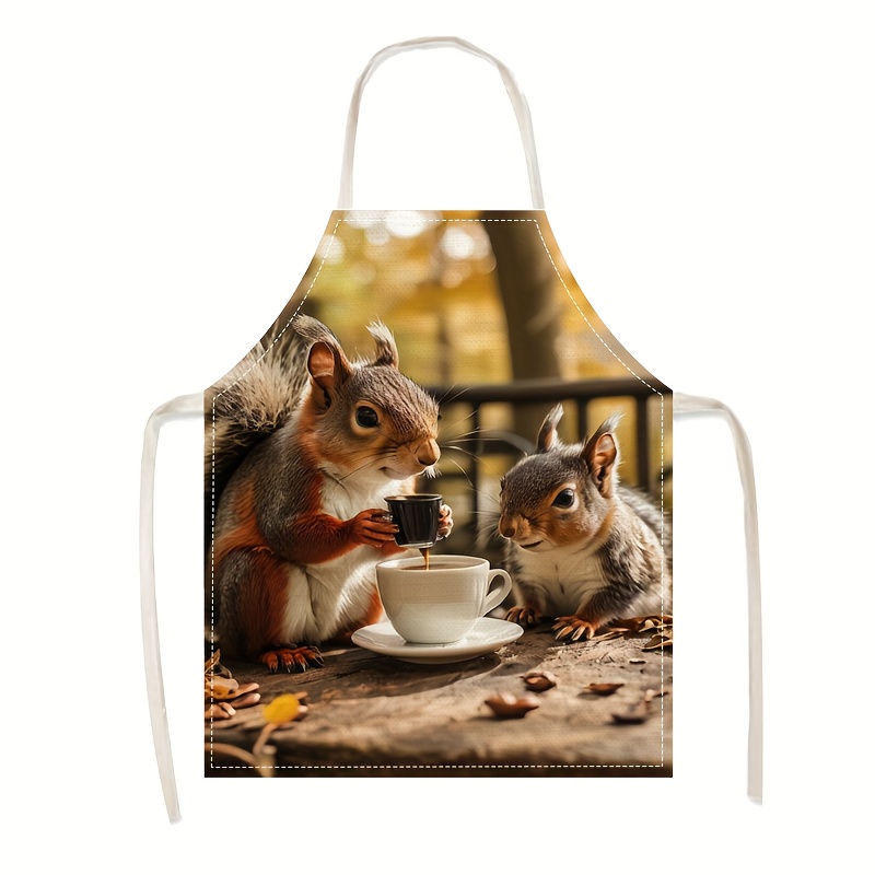 Leinen-Schürze mit Eichhörnche – Kitchen Baking Ideas Bewertung und Preis