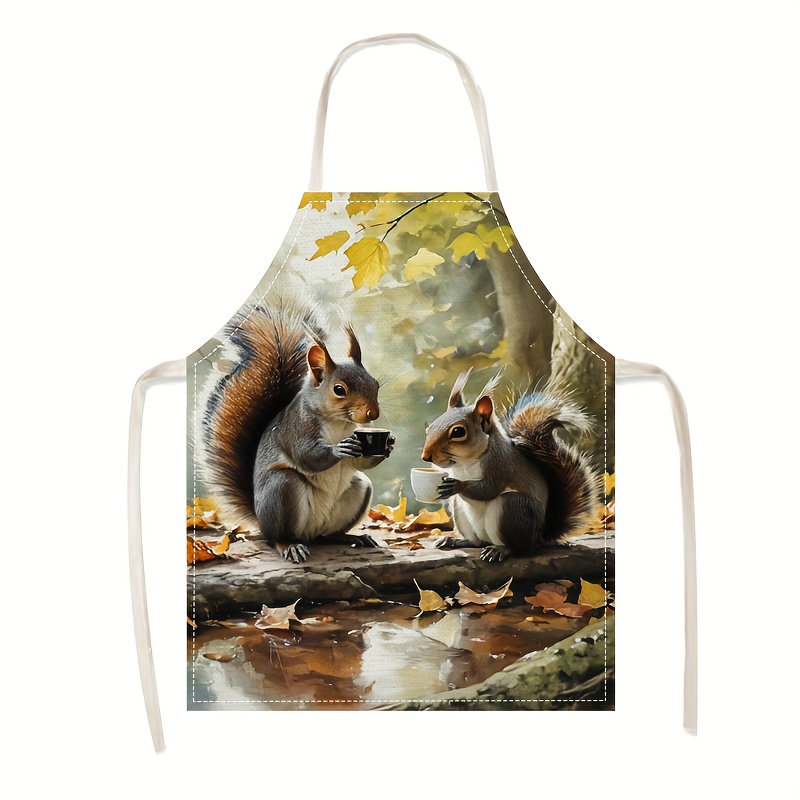 Leinen-Schürze mit Eichhörnche – Kitchen Baking Ideas Bewertung und Preis