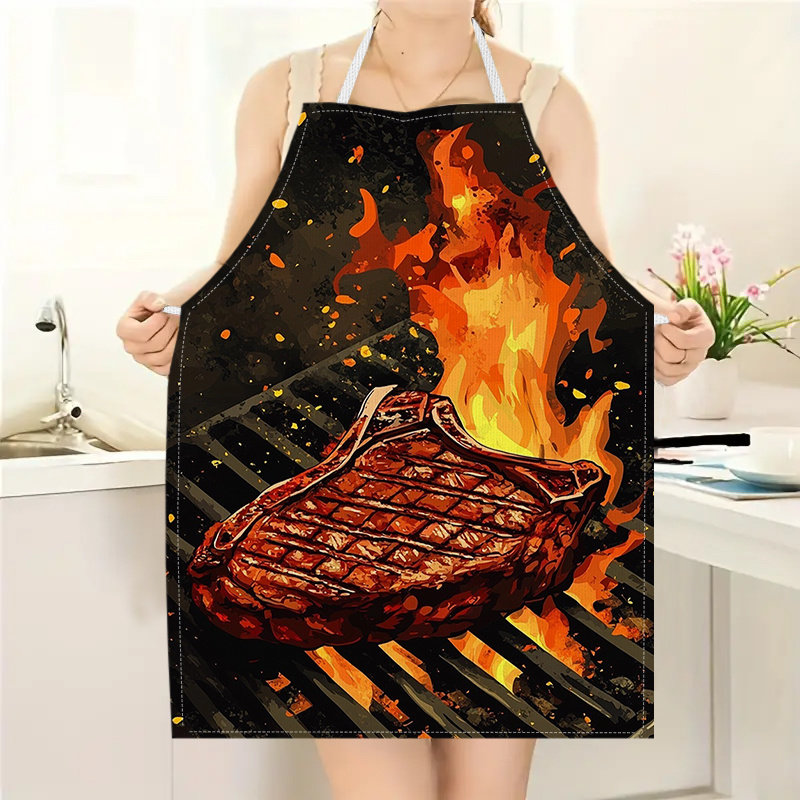 1 Stück BBQ-Steak-Schürze mit  – Kitchen Baking Ideas Bewertung und Preis