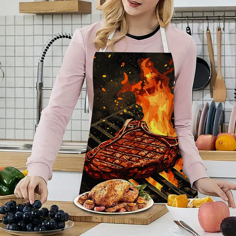 1 Stück BBQ-Steak-Schürze mit  – Kitchen Baking Ideas Bewertung und Preis