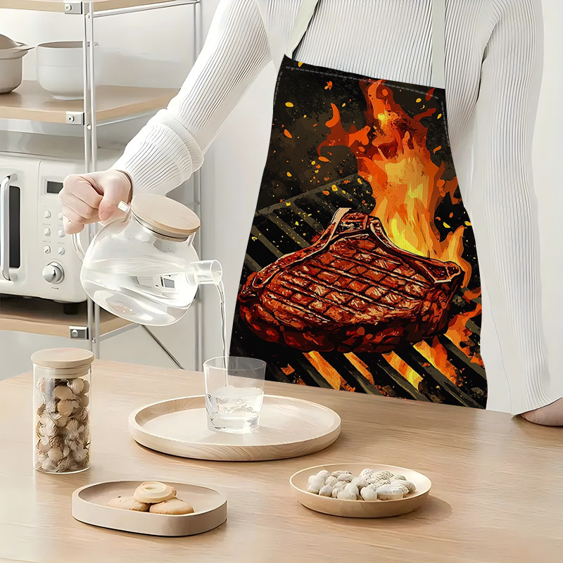 1 Stück BBQ-Steak-Schürze mit  – Kitchen Baking Ideas Bewertung und Preis