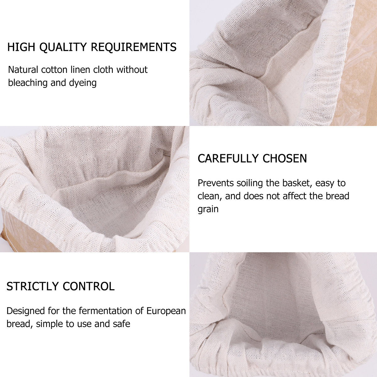 2er-Set Brotkorb-Abdeckung aus – Kitchen Baking Cloth Bewertung und Preis