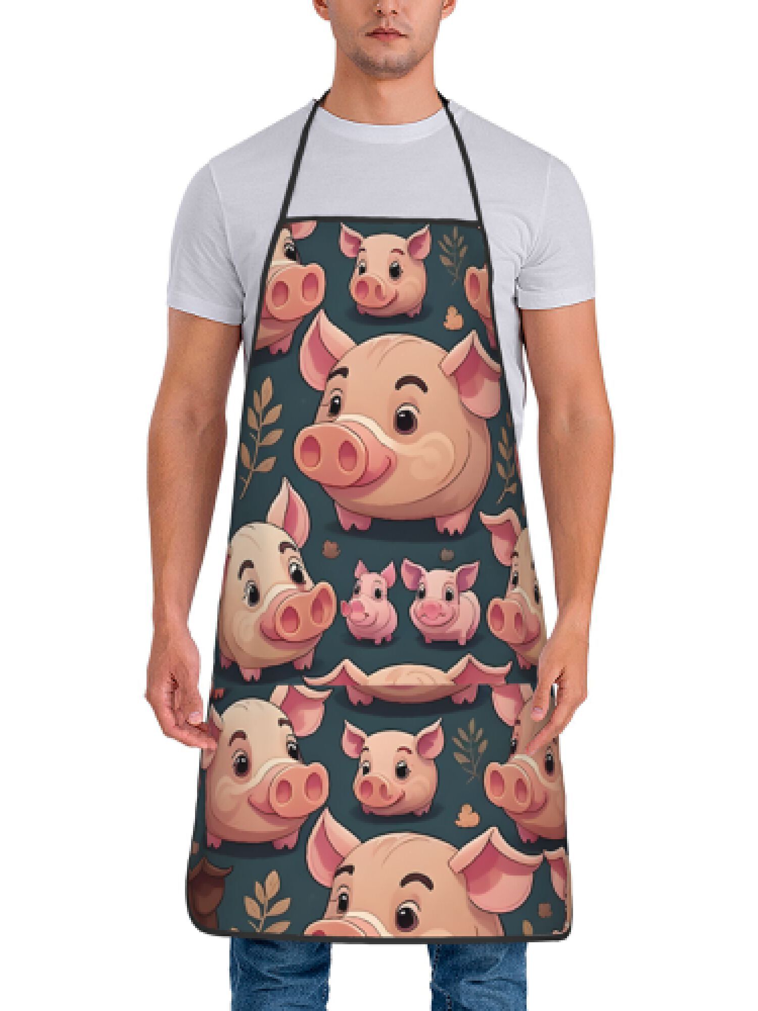 1 Stück Retro-Schürze im rosa  – Kitchen Baking Ideas Bewertung und Preis