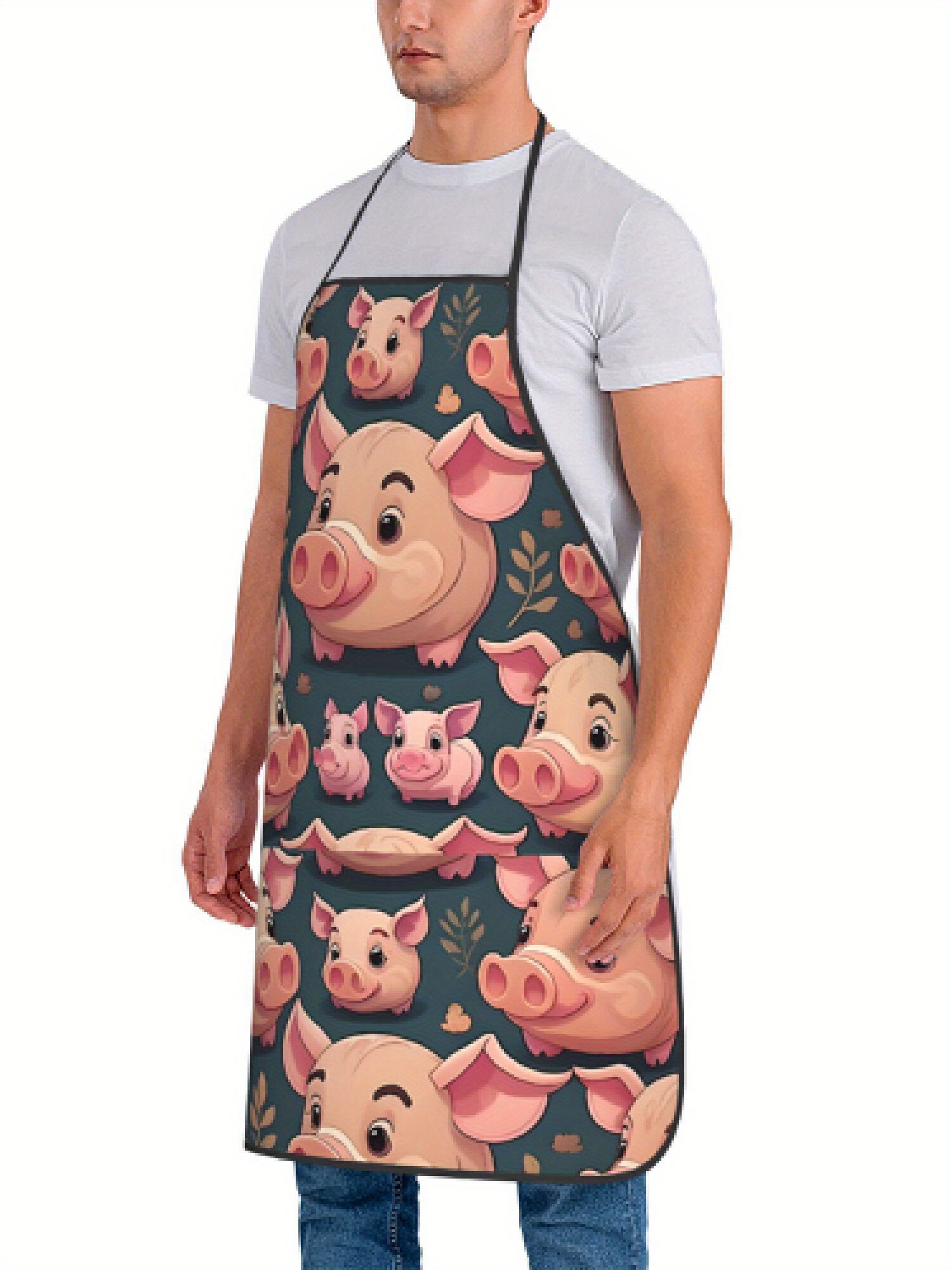 1 Stück Retro-Schürze im rosa  – Kitchen Baking Ideas Bewertung und Preis