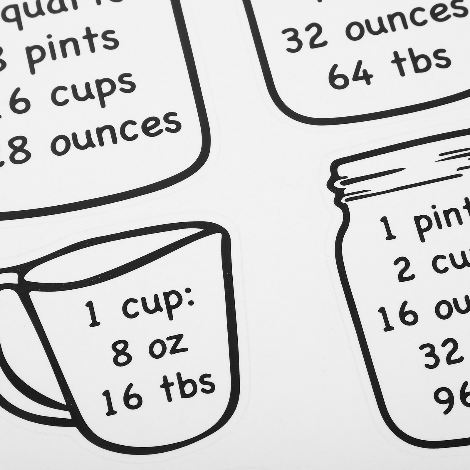 2 Stück Küchen-Maßumrechnungst – Kitchen Baking Conversion Chart Bewertung und Preis