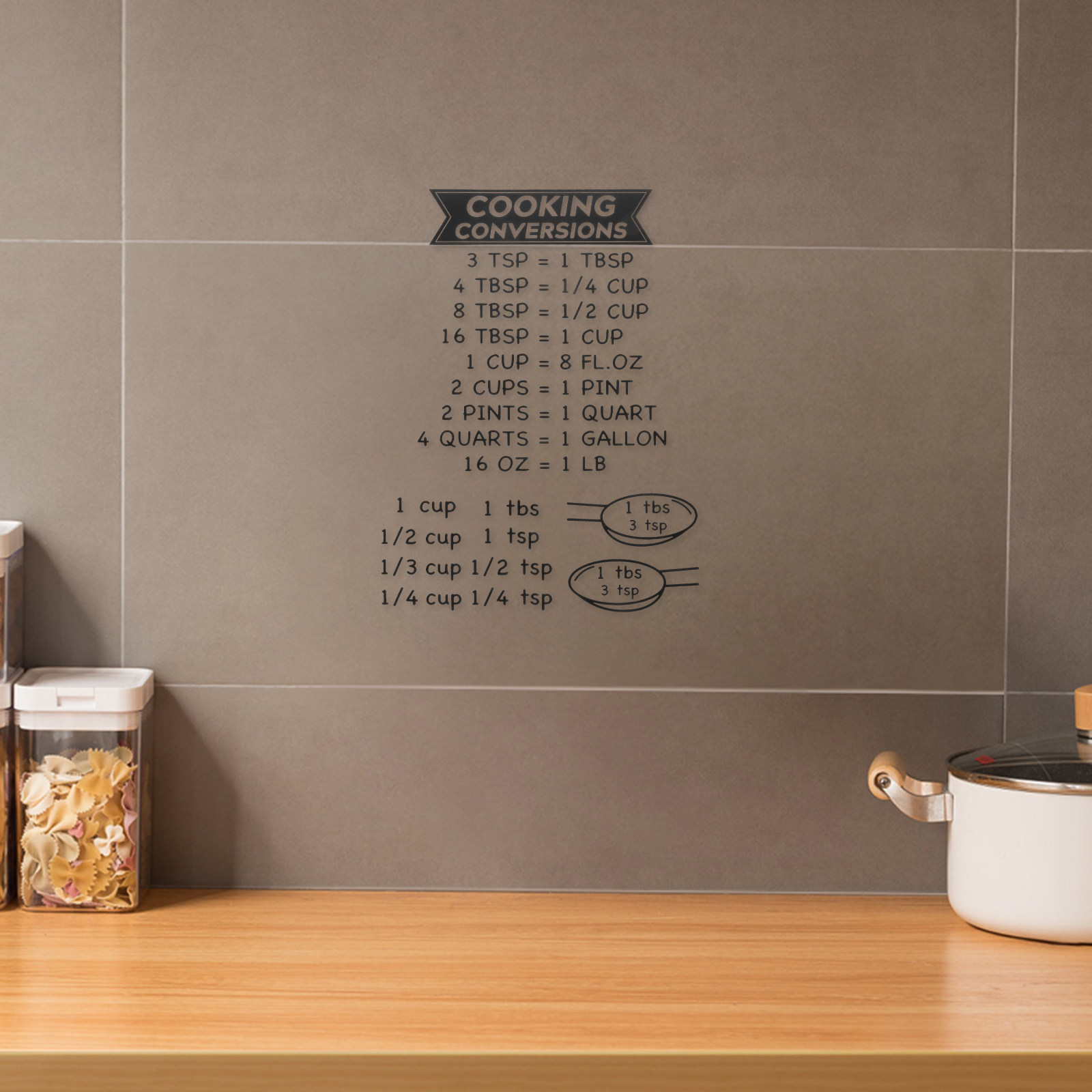 2 Stück Küchen-Maßumrechnungst – Kitchen Baking Conversion Chart Bewertung und Preis